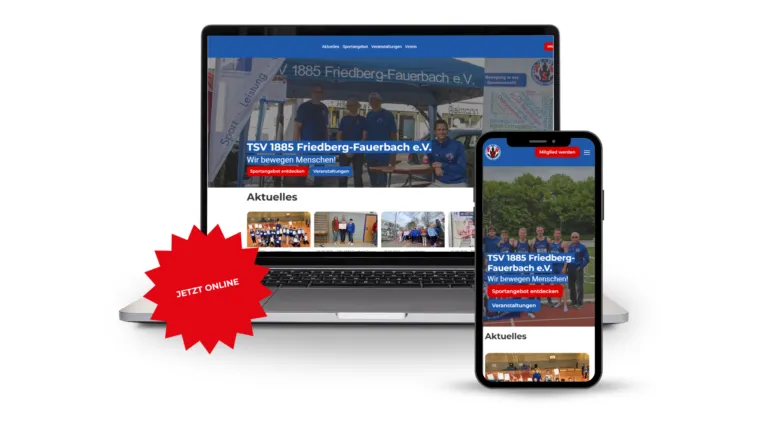 Neue Website des TSV 1885 Friedberg-Fauerbach ist online