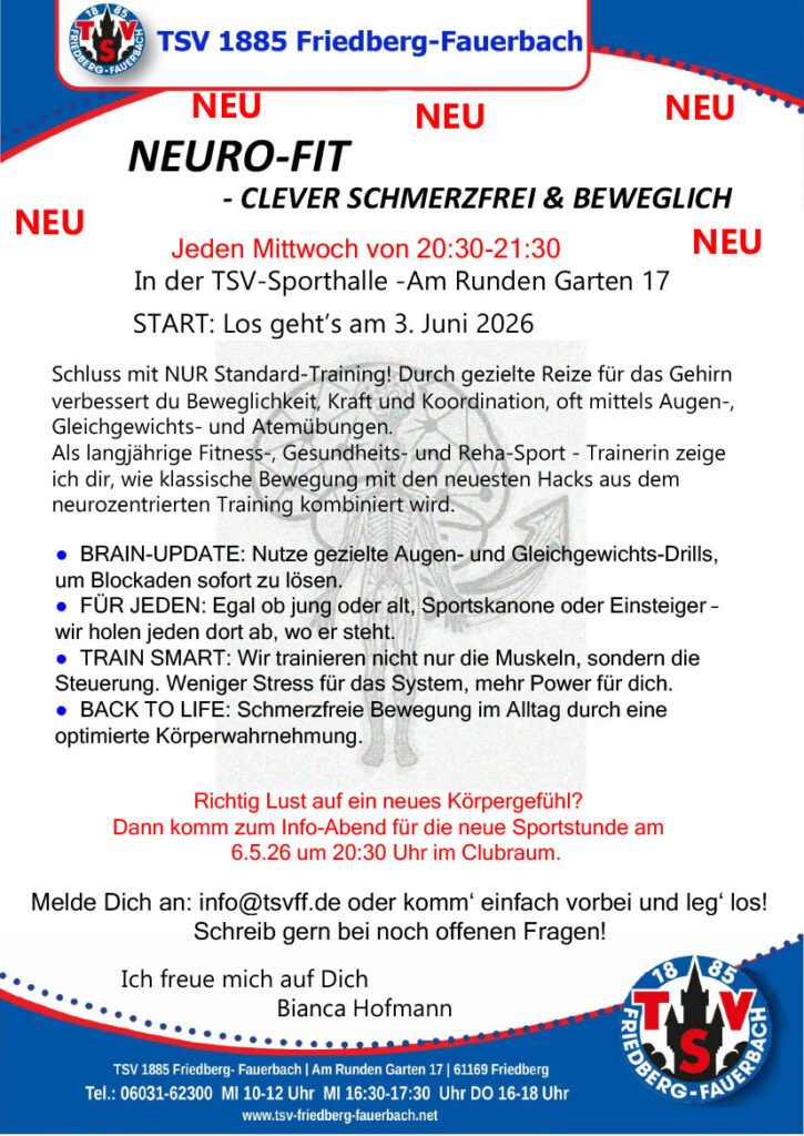 Flyer - Neuer Kurs Neuro-Fit